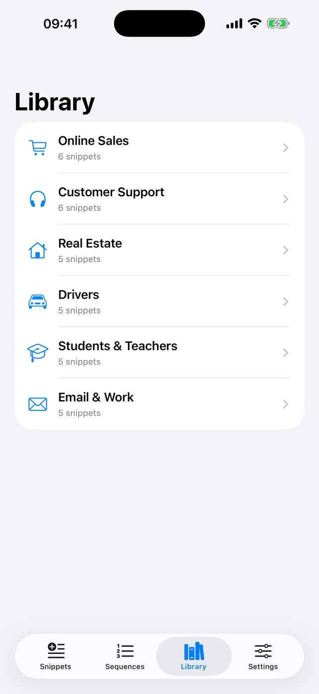 Template library
